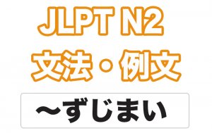 【JLPT N2】文法・例文:〜ずじまい