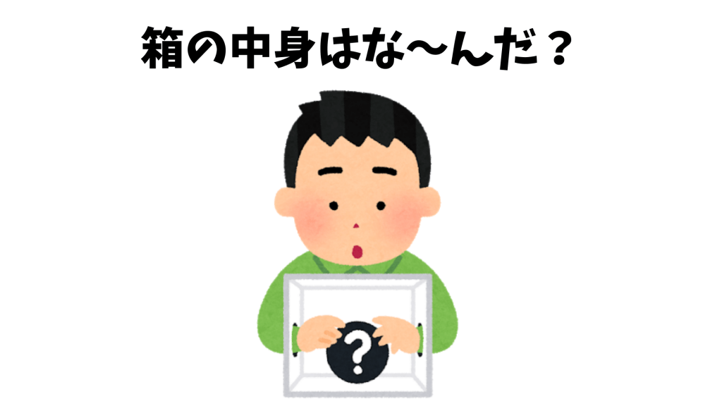 【日本語ゲーム】箱の中身はな〜んだ？