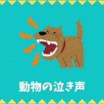 【オノマトペ】動物・鳥の泣き声