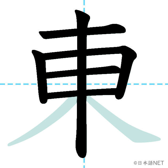 【JLPT N5漢字】「東」の意味・読み方・書き順 - 日本語NET