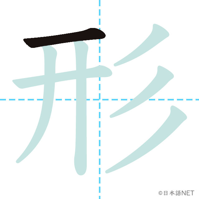 【JLPT N3漢字】「形」の意味・読み方・書き順 - 日本語NET