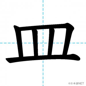 【JLPT N3漢字】「皿」の意味・読み方・書き順