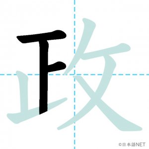 Jlpt N3漢字 政 の意味 読み方 書き順 日本語net