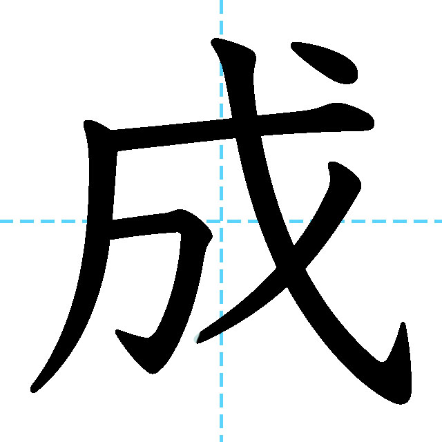 【JLPT N3漢字】「成」の意味・読み方・書き順