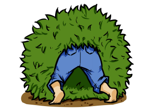 【故事・ことわざ】頭隠して尻隠さず