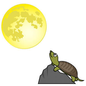 【故事・ことわざ】月とすっぽん
