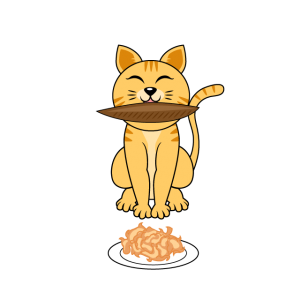 【故事・ことわざ】猫に鰹節（ねこにかつおぶし）