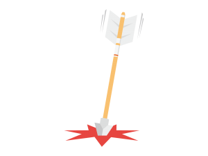 【故事・ことわざ】白羽の矢が立つ(しらはのやがたつ)