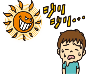 【オノマトペ】ジリジリの意味と例文