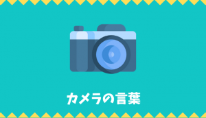【日本語語彙】「カメラ」の言葉リスト