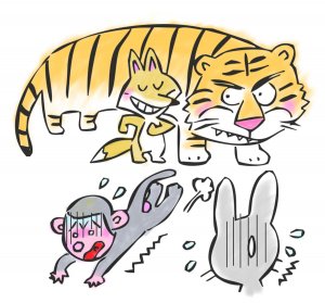 【故事・ことわざ】虎の威を借る狐（とらのいをかるきつね）の意味・例文