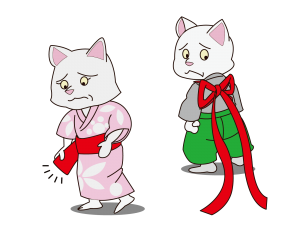 【故事・ことわざ】帯に短し襷に長し(おびに みじかし たすきに ながし)の意味・例文